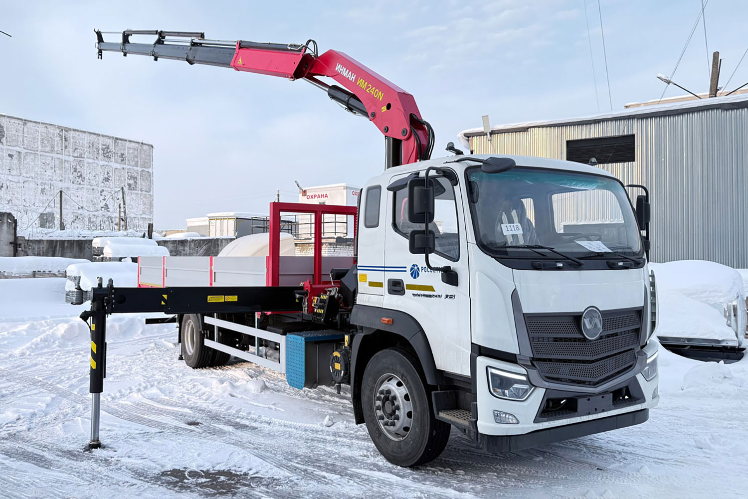 Кран-манипулятор Валдай-18 (FB6R51) с КМУ ИНМАН ИМ 240N (модель 438918)